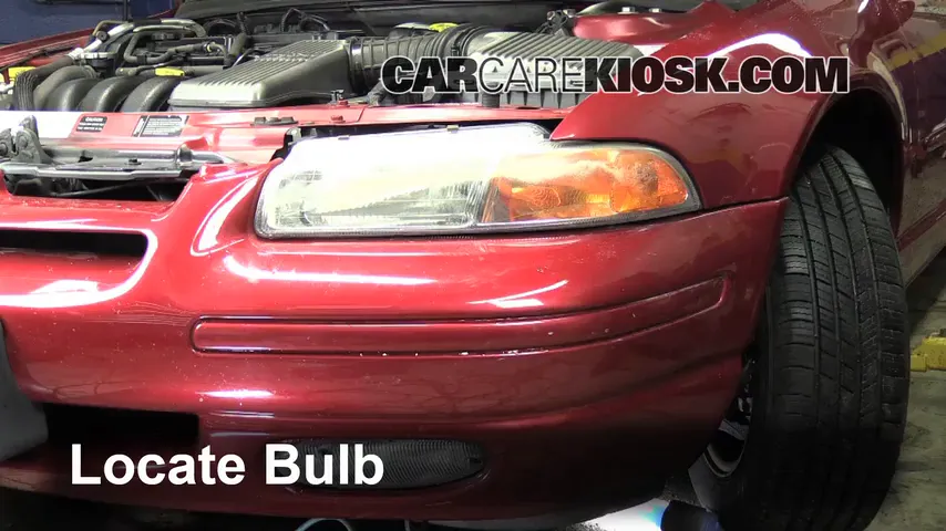 1996 Dodge Stratus ES 2.4L 4 Cyl. Lights Headlight (replace bulb)